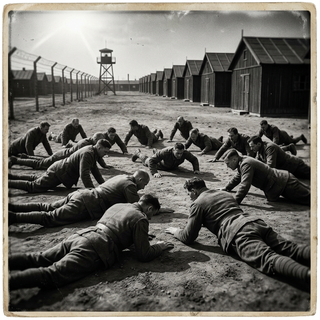 Joseph Pilates en el campo de internamiento de Knockaloe, Isla de Man